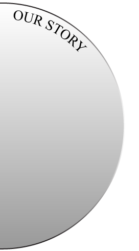 Our story half circle image
